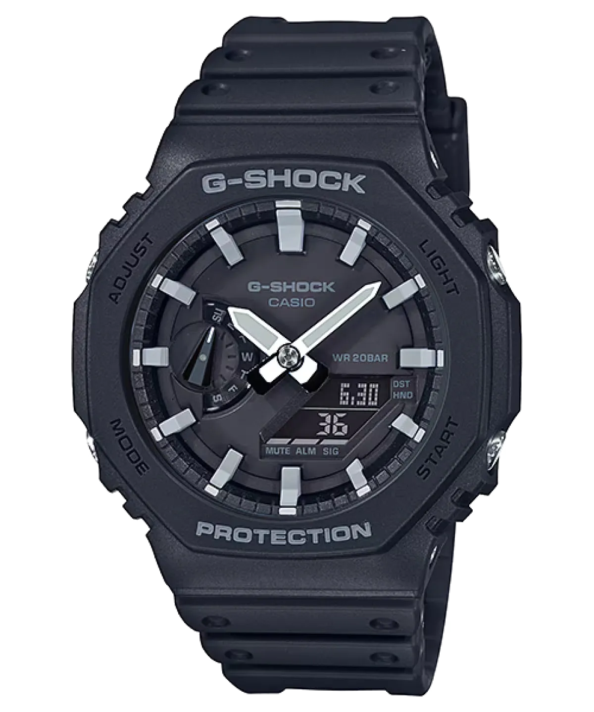 ساعت کاسیو مردانه مدل GA-2100-1A نوک مدادی