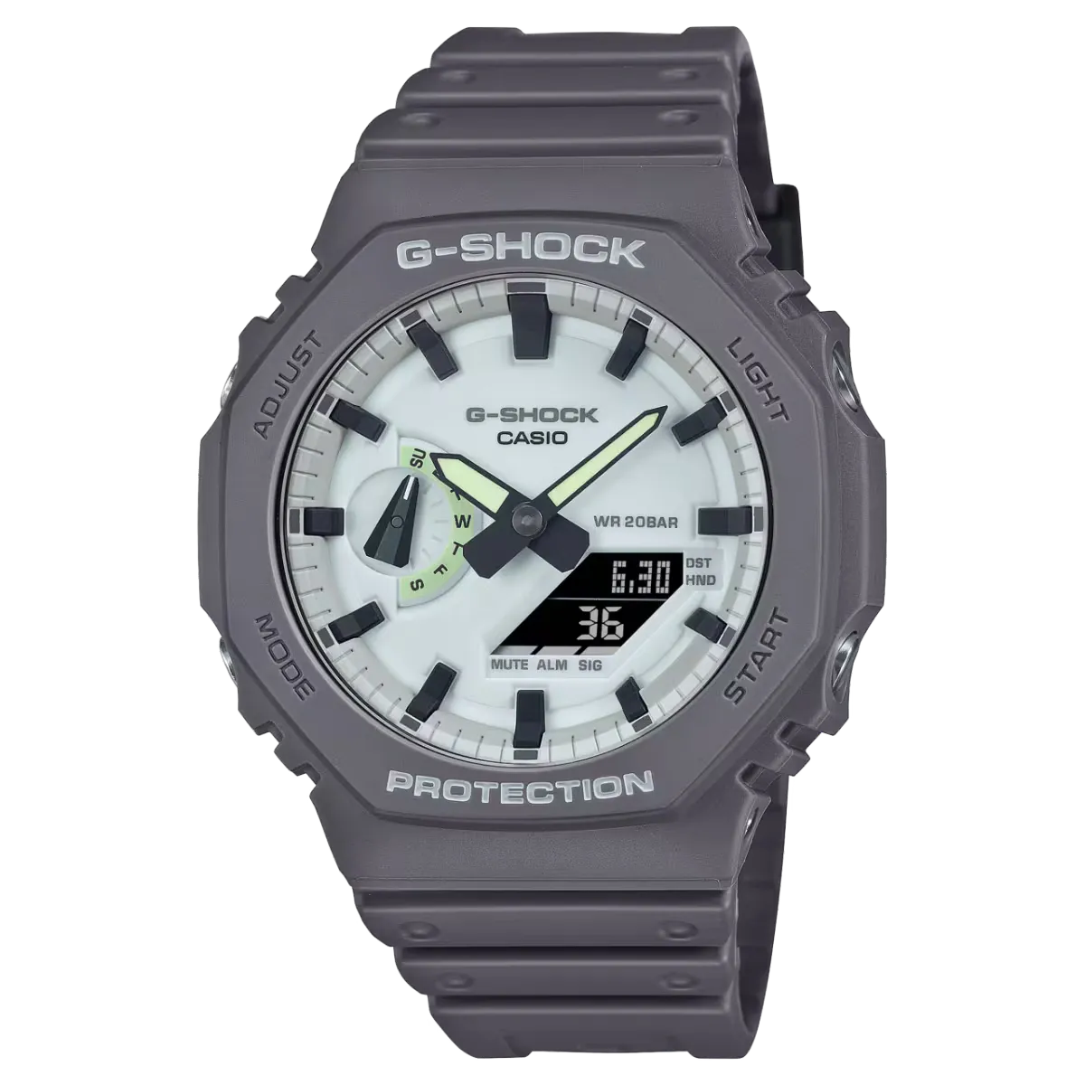 ساعت کاسیو مردانه مدل GA-2100HD-8A خاکستری