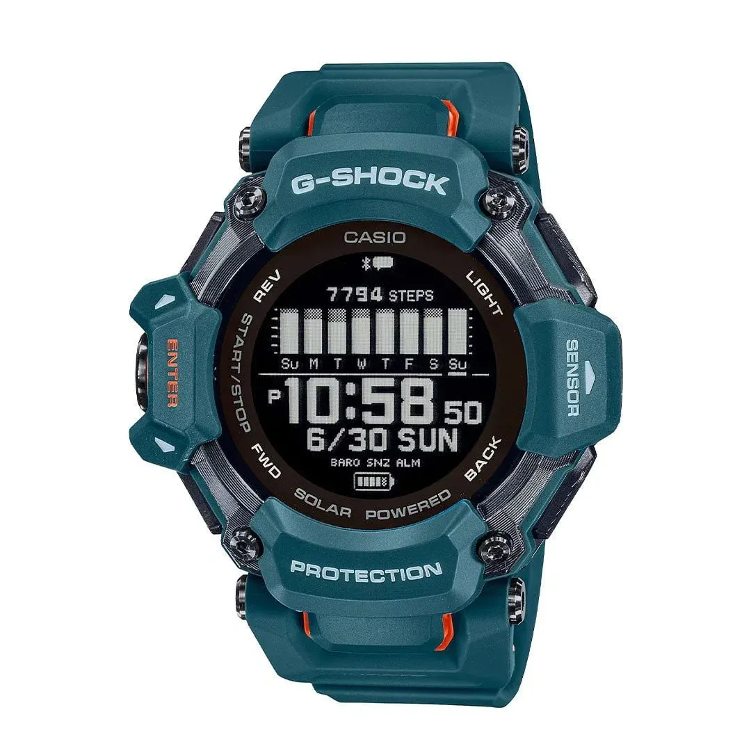 ساعت کاسیو مردانه مدل GBD-H2000-2D سبز آبی