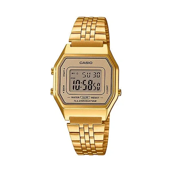 ساعت کاسیو زنانه مدل LA680WGA-9D طلایی
