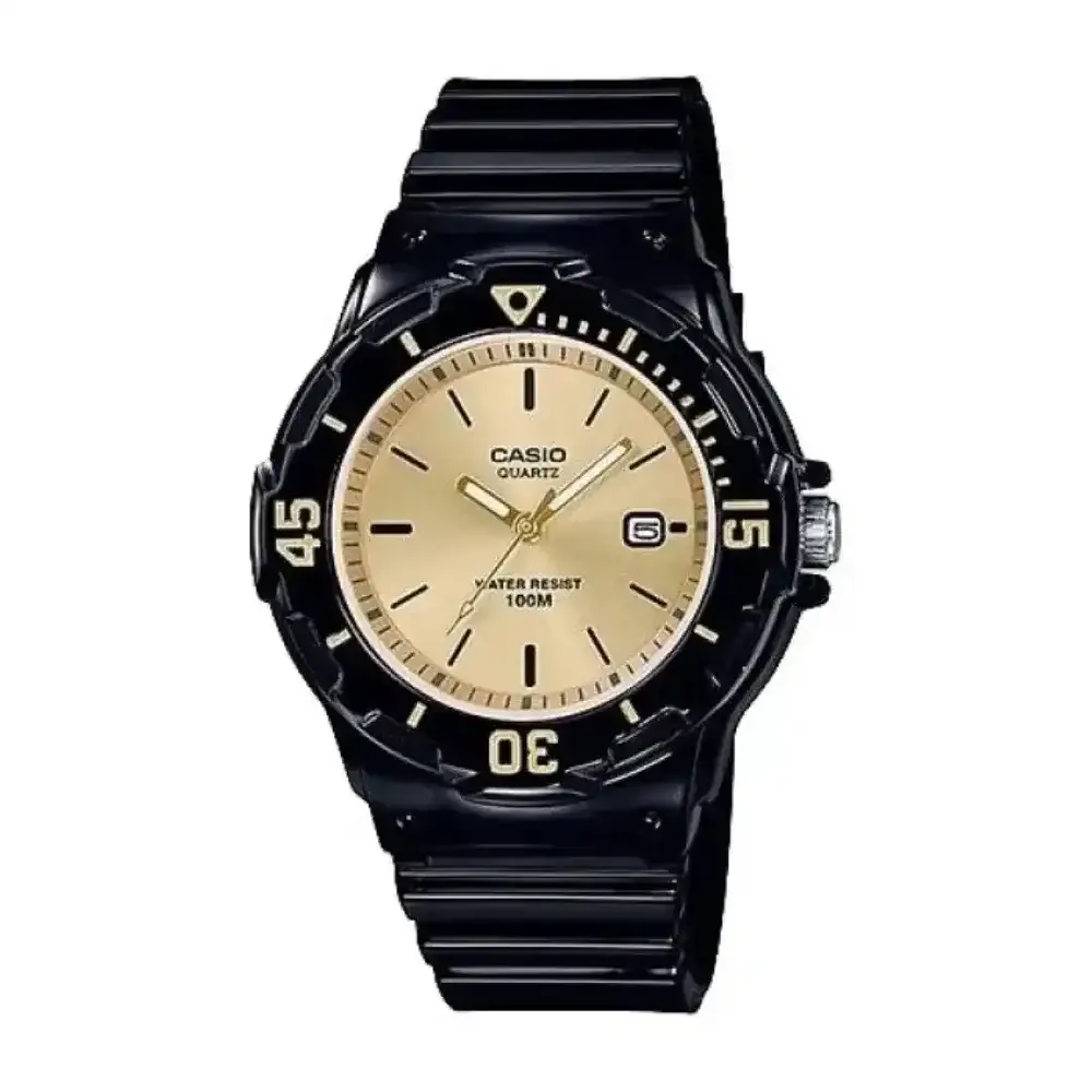 ساعت کاسیو زنانه مدل LRW-200H طلایی مشکی