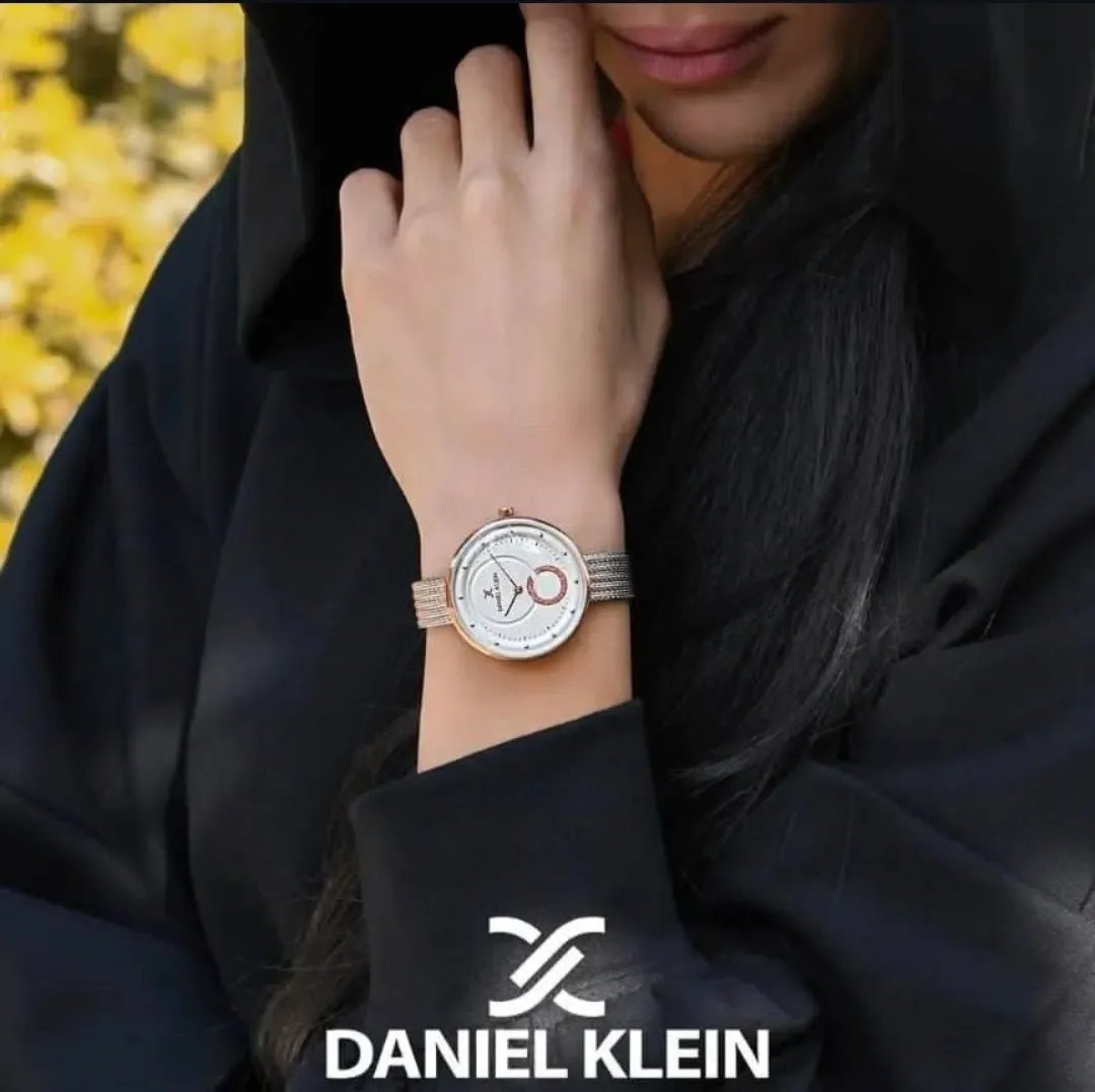 ساعت دنیل کلین زنانه مدل DK.1.12757 نقره ای رزگلد