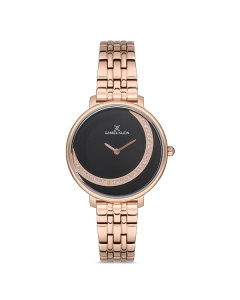 ساعت دنیل کلین زنانه مدل DK.1.12759 مشکی رزگلد