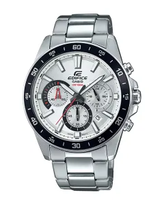 ساعت کاسیو مردانه مدل EFV-570D-7A مشکی نقره ای