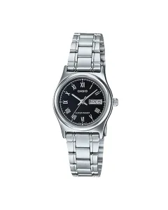 ساعت کاسیو مردانه مدل LTP-V006D-1B مشکی نقره ای