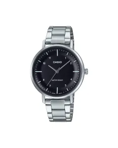 ساعت کاسیو مردانه مدل LTP-VT03D-1B مشکی نقره ای