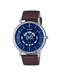 ساعت کاسیو زنانه مدل MTP-B135L-2A سرمه ای قهوه ای