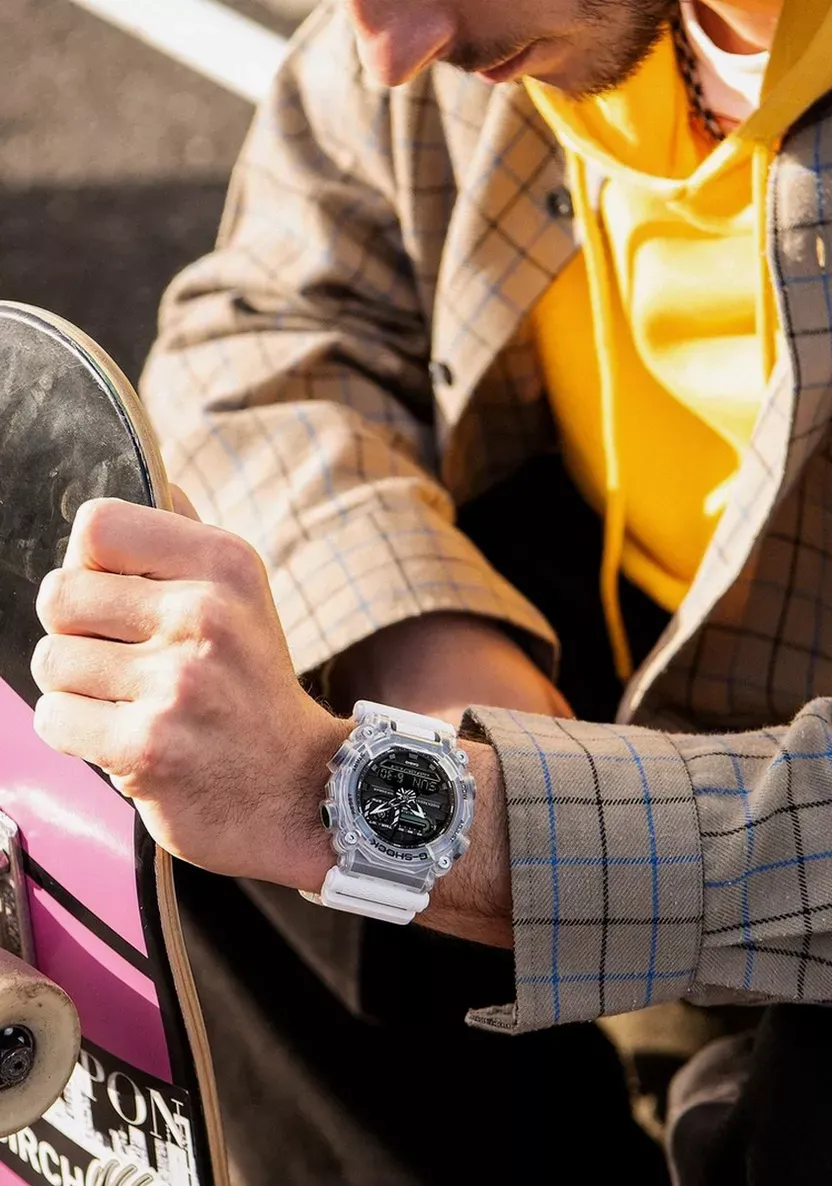 ساعت کاسیو مردانه مدل GA-900SKL-7A سفید