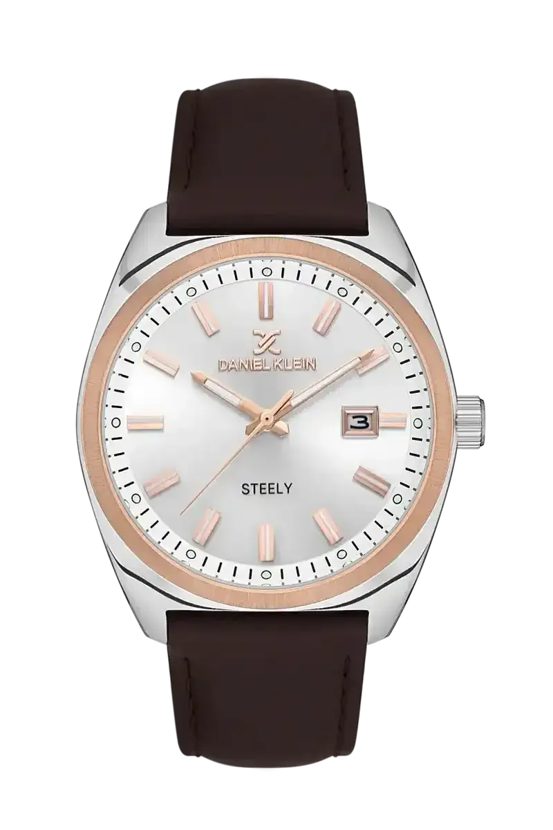 ساعت دنیل کلین مردانه مدل DK.1.13702-3 قهوه ای رزگلد