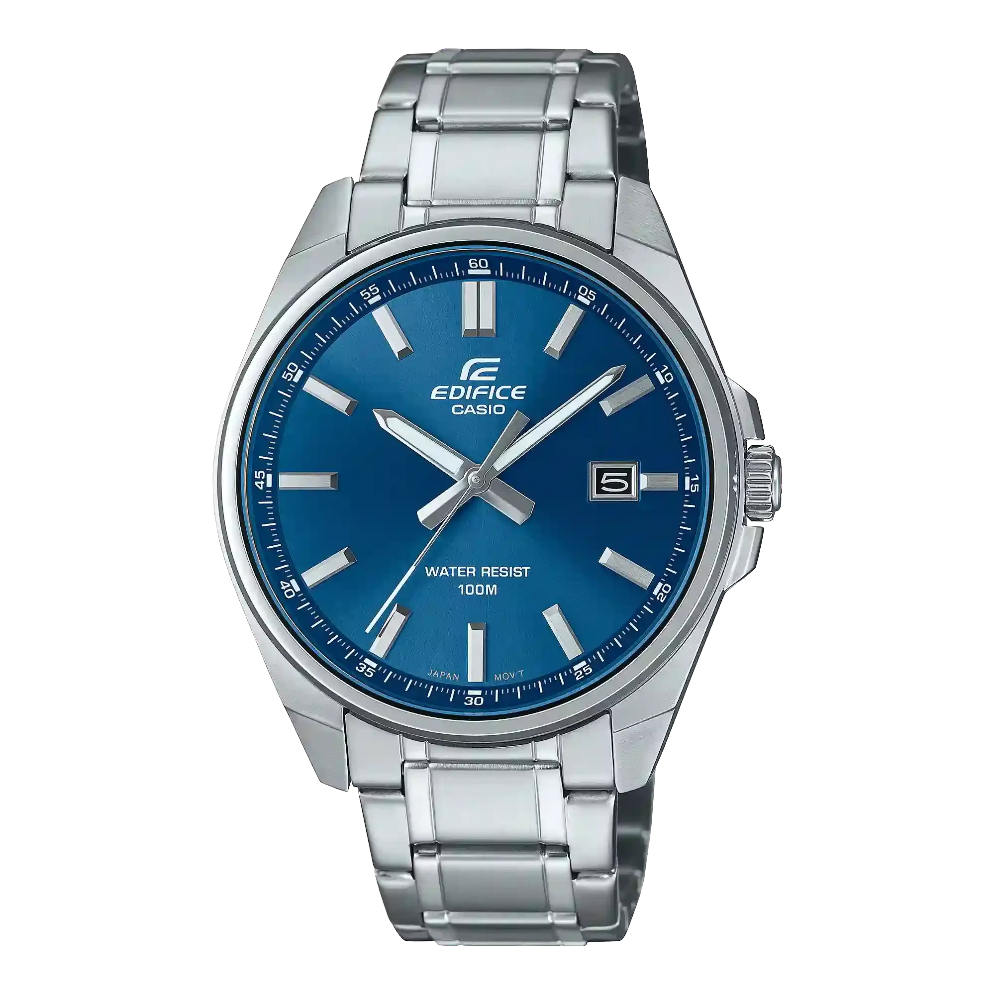 ساعت کاسیو مردانه  مدل EFV-150D-2A نقره ای آبی