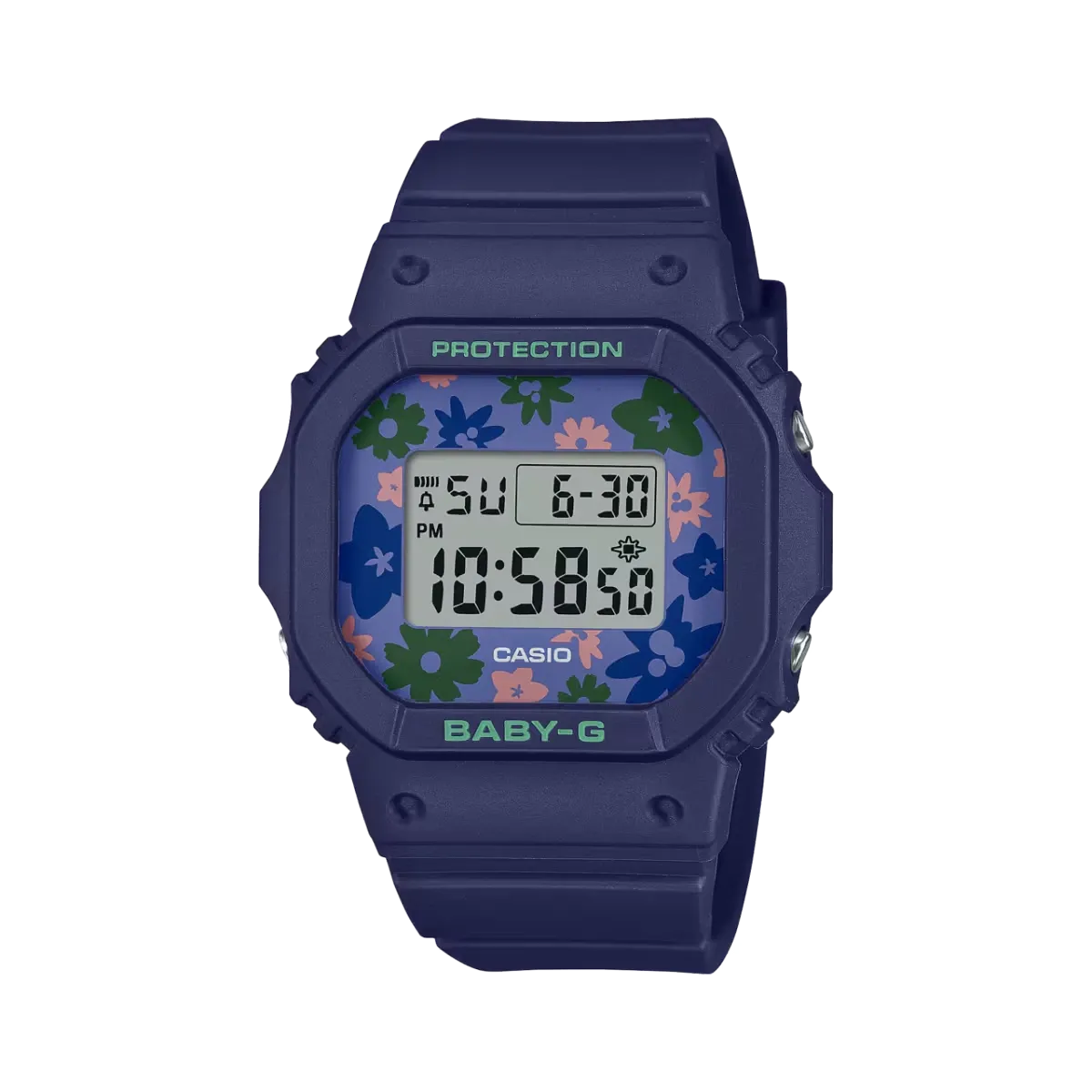 ساعت کاسیو زنانه مدل BGD-565RP-2D سفید