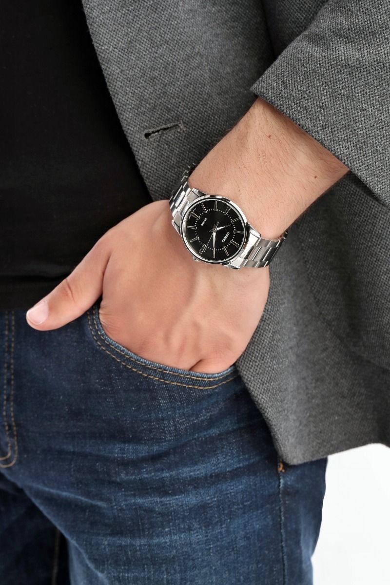 ساعت کاسیو مردانه مدل MTP-1303D-1A نقره ای