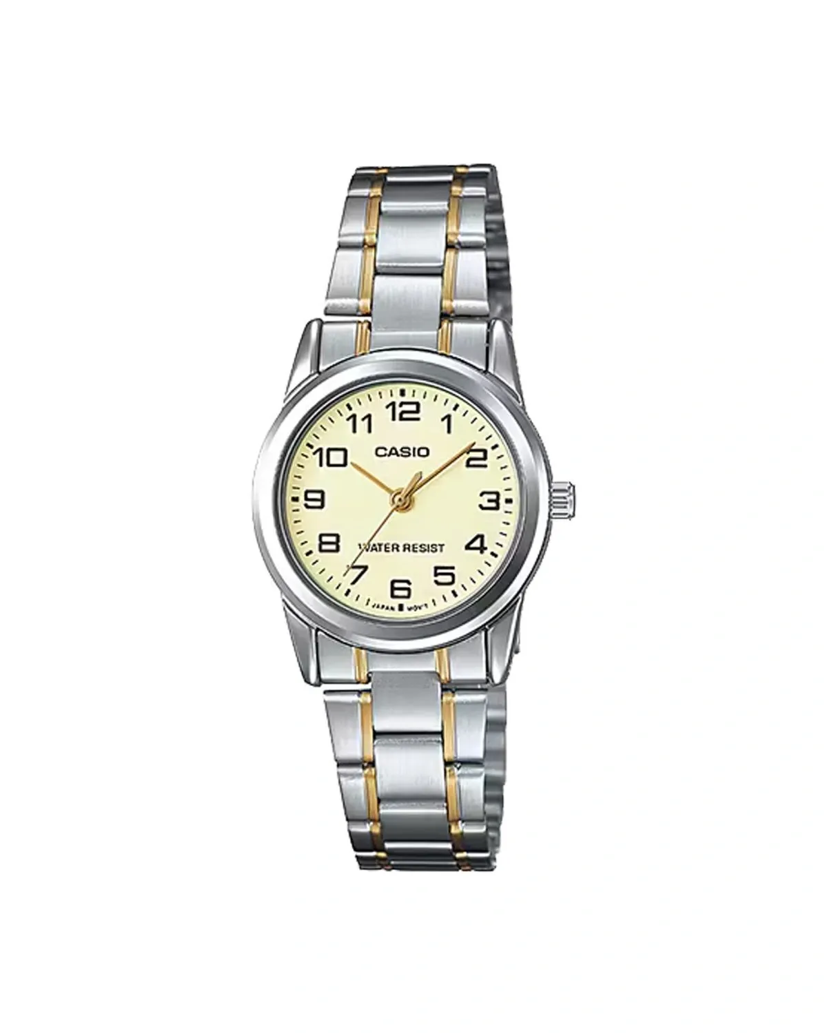 ساعت کاسیو مردانه مدل LTP-V001SG-9B نقره ای طلایی